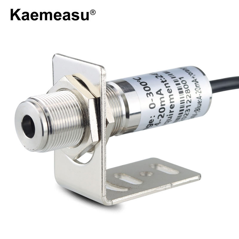 Kaemeasu 4 ~ 20mA مستشعر درجة الحرارة الفولاذ المقاوم للصدأ الصناعية درجة حرارة عالية جهاز إرسال الحرارة تحت الحمراء