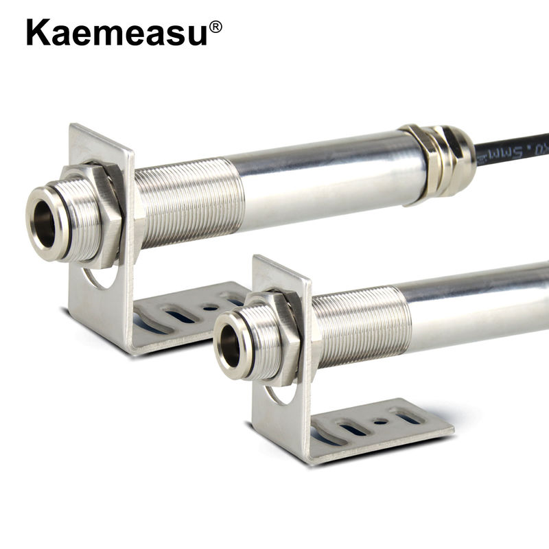 Kaemeasu 4 ~ 20 mA ناقل الفولاذ المقاوم للصدأ غير متصل جهاز استشعار درجة الحرارة تحت الحمراء -20 ~ 600 °C