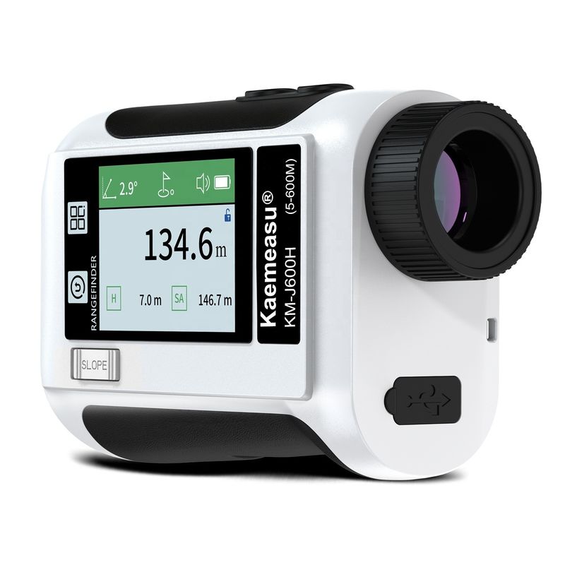الرياضة في الهواء الطلق الصيد 600m شاشة LCD الغولف ليزر مقياس المدى التلسكوب مع بث البيانات IP54 الغبار والماء
