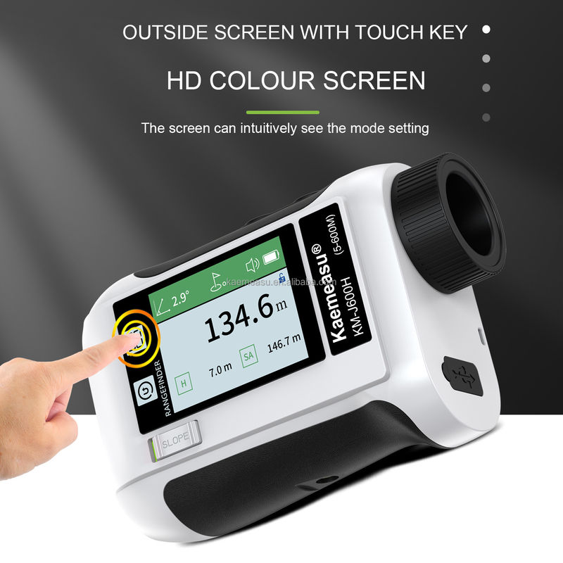 الرياضة في الهواء الطلق الصيد 600m شاشة LCD الغولف ليزر مقياس المدى التلسكوب مع بث البيانات IP54 الغبار والماء