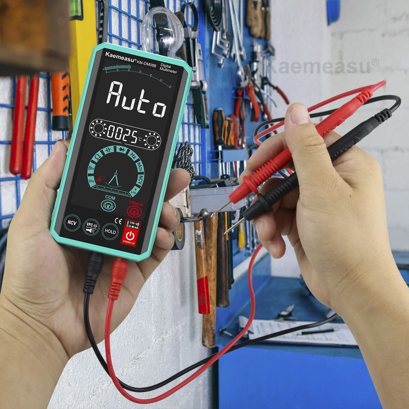 عدّاد صوت ذكي آلي متعدد الألوان LCD Display NCV ture rms عدّاد متعدد الألوان ذكي 1000 فولت عدّاد متعدد الألوان رقمي