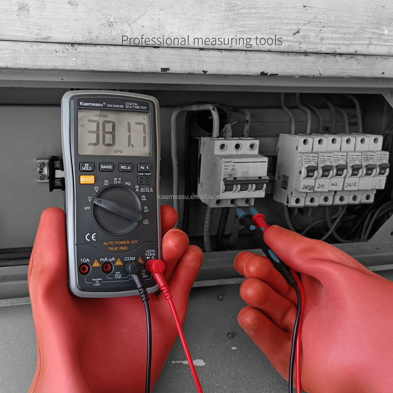 03B المعدات الرقمية المهنية DC AC الجهد الحالي المقاومة الحقيقية RMS LED Diode Test Auto Range Universal Meter