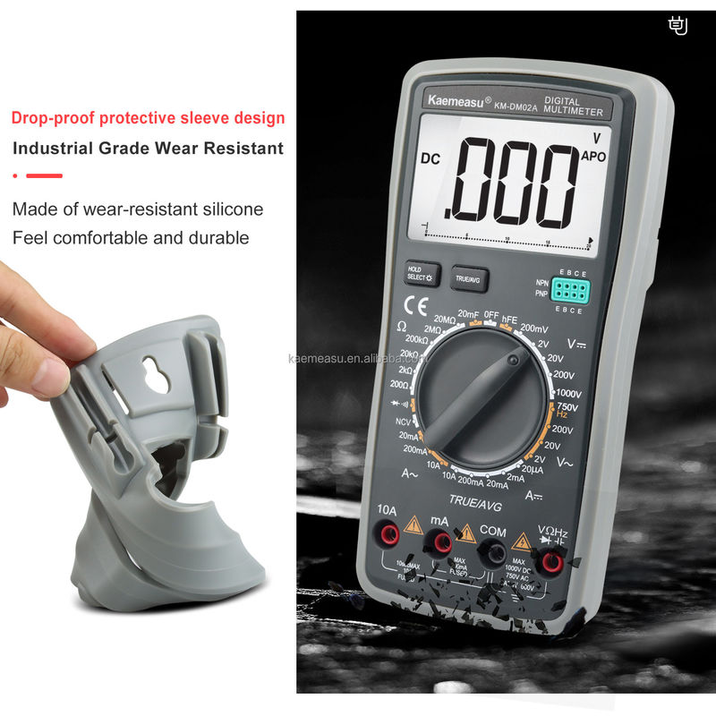 عداد التيار الصناعي المحمول اليدوي الرقمي Aneng Multitester NCV T-RMS عداد الاختبار الكهربائي