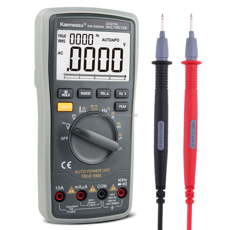 04A عداد المقبض AC DC عداد الفولت الرقمي Diode Test Voltage Meter Multimetro Smart Digital Multimeters