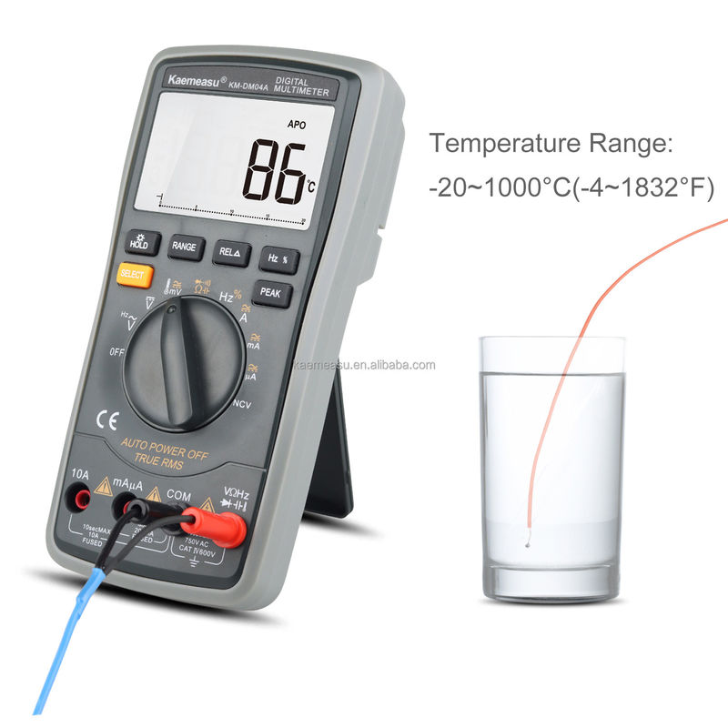 04A عداد المقبض AC DC عداد الفولت الرقمي Diode Test Voltage Meter Multimetro Smart Digital Multimeters