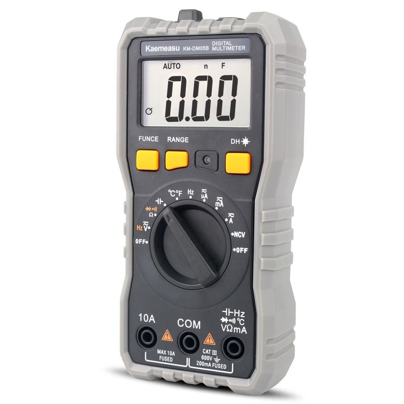 ملمتر رقمي مصغر DC/AC Ammeter Voltage Current Ohm Temperature T-rms عالية الدقة الكهربائي الملمتر الرقمي