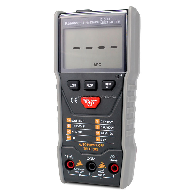 عداد فولت الرقمي ذو النطاق التلقائي ميني المحمول 3 5/6 رقم DC/AC True-rms NCV Smart Multimeters