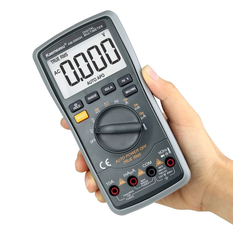 03A عدة أبعاد رقمية ذكية ذات دقة عالية NCV 1000V AC DC Multimeter Smart Digital Multimeter