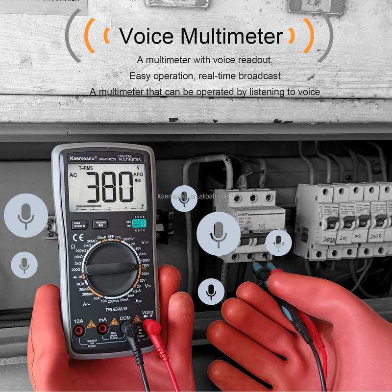 OEM ODM الكترونية المتعددة DC AC NCV المهنية True RMS Tester النطاق الآلي تقرير الصوت الذكي المتعددات