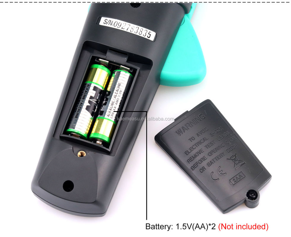 عداد المسامير الكبير T-RMS AC DC 1000V 1000A اختبار الديود الاستمرارية Buzzer عدادات المسامير الرقمية