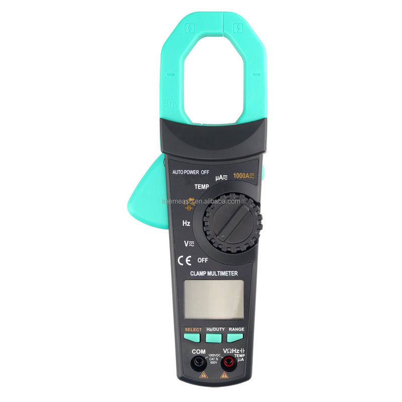 903 عداد المقبض 6000 العد الآلي Rnage Multimeter AC DC مقياس الجهد المستمر Buzzer 1000v Multimeters