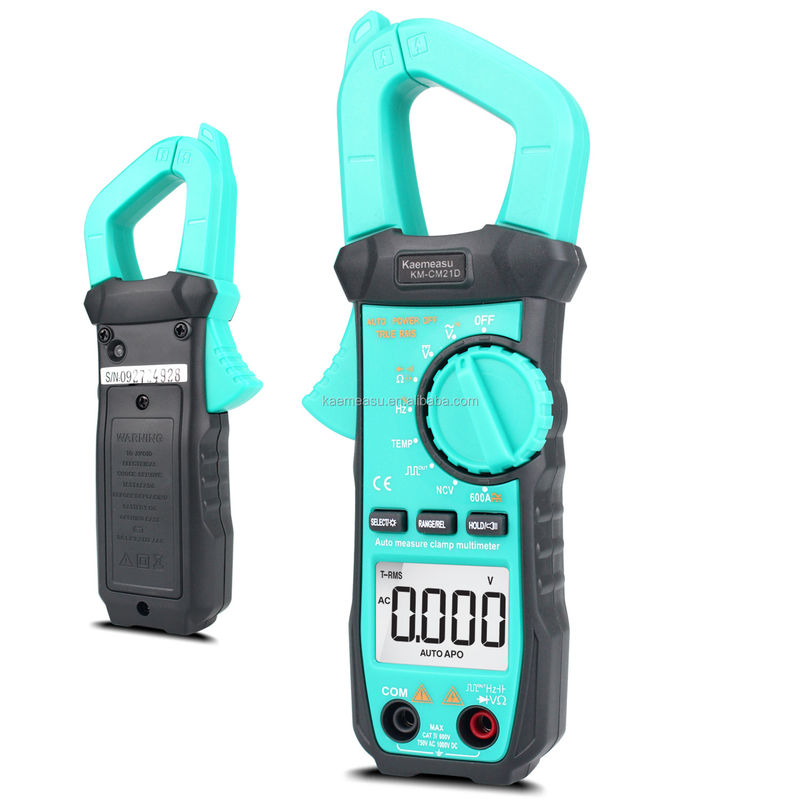 21D DC AC Digital Clamp Meter 3 5/6 رقم اختبار الديود التلقائي تور RMS مربع موجة الخروج NCV Digital Clamp Meter Multimeter
