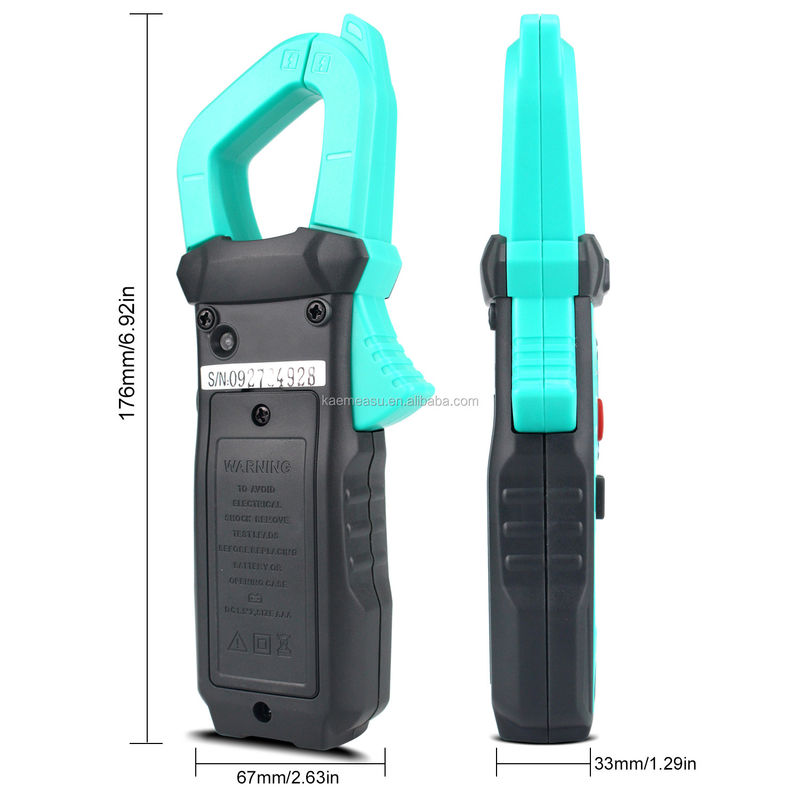 21D DC AC Digital Clamp Meter 3 5/6 رقم اختبار الديود التلقائي تور RMS مربع موجة الخروج NCV Digital Clamp Meter Multimeter