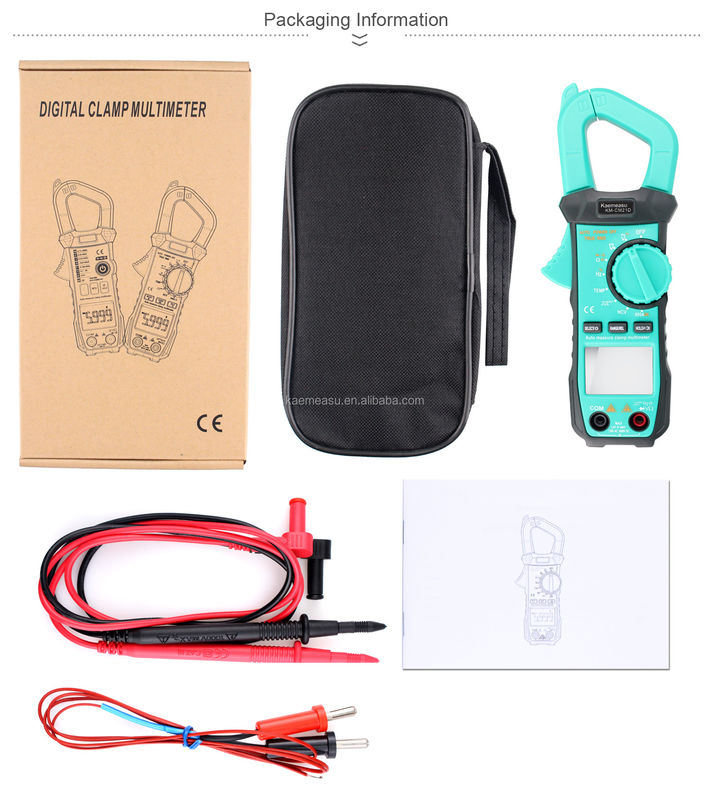 21D DC AC Digital Clamp Meter 3 5/6 رقم اختبار الديود التلقائي تور RMS مربع موجة الخروج NCV Digital Clamp Meter Multimeter