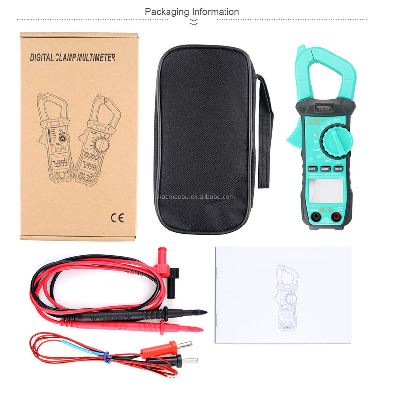 عداد المقبض المصغرة الكهربائية متعددة الكهرباء NCV 1000v الرقمية AC DC عداد المقاومة العداد 6000 العدد