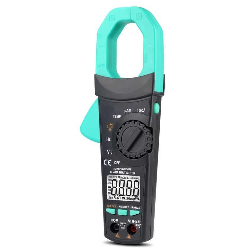 ABS الكهربائية قطع الغيار 300g الرقمية AC DC المقبض متر النطاق التلقائي متعددة القياسات الحقيقية Rms Ncv Ammeter