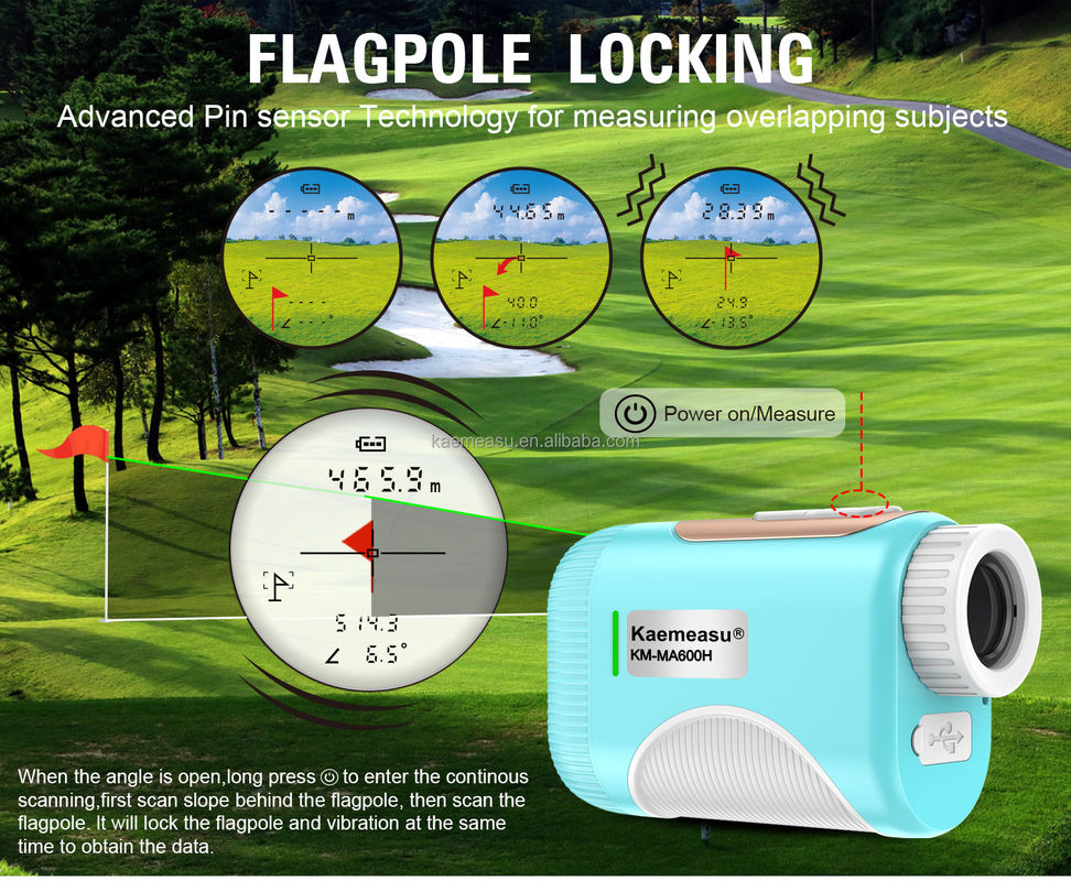 OEM 1200m Golf Slope Scope Laser Distance Meter Telescope التلسكوب الصناعي الدرجة الغولف مقاييس بعد الليزر مع دعم مخصص