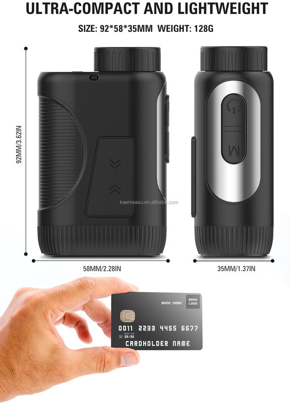 دعم مخصص OEM 1200m Golf Laser Rangefinder مع حماية الدخول ip54 والقاعدة المغناطيسية